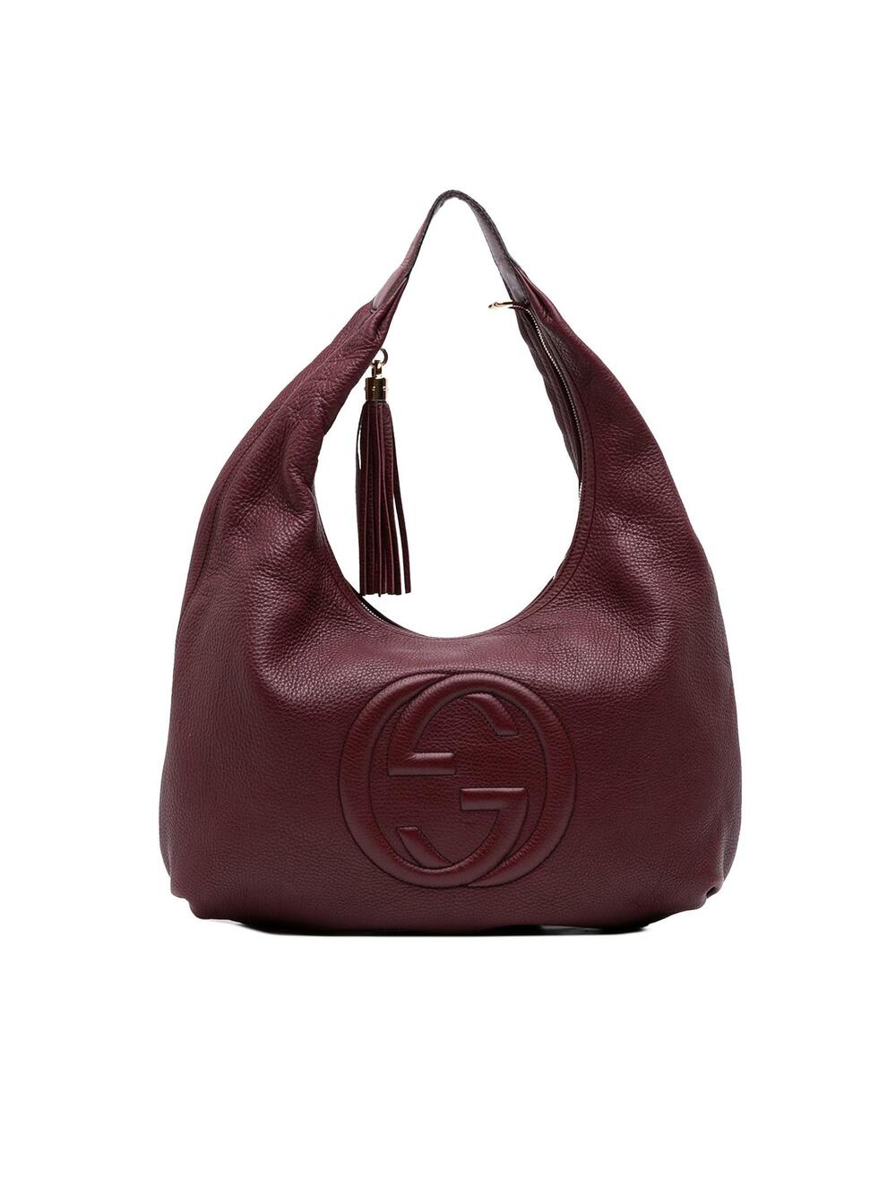 Gucci Calfskin Soho Hobo Pre-Loved Bag #357683G10B